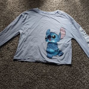 Long sleeve stitch and angel shirt ,